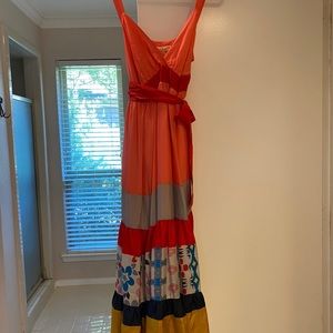 Johnny Was 💯 Silk Coral Pink Boho Dream👗